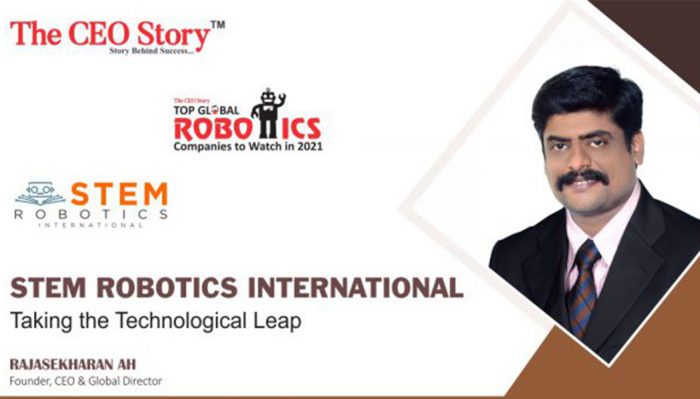 Stem Robotics Selected as one of the top global Robotics training companies to watch out for !!!